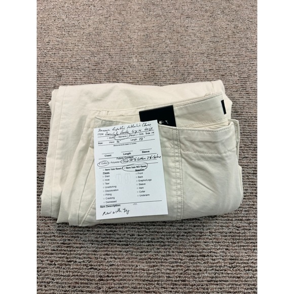 Banana Republic Womens Chino Parachute Pants 14 Beige Wide Leg Adjustable NWOT - Picture 2 of 15